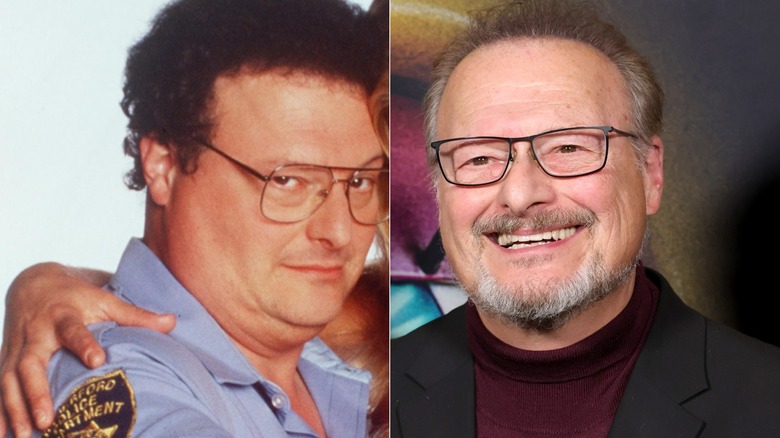 Split image of John Lithgow in 3rd Rock from the Sun and in 2026