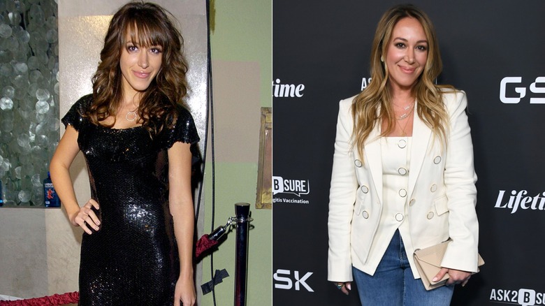 Split image of Haylie Duff smiling at events in 2006 and 2023