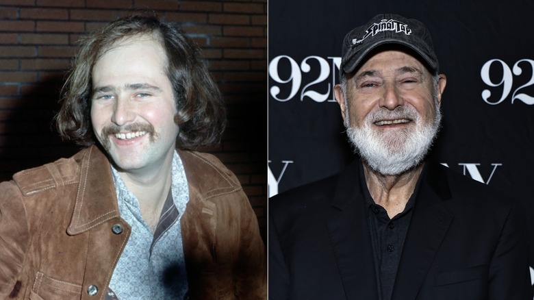 Split Image of Rob Reiner in 1970 and in 2025