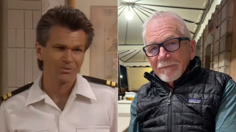 Split image of David Leisure on Empty Nest and in 2025