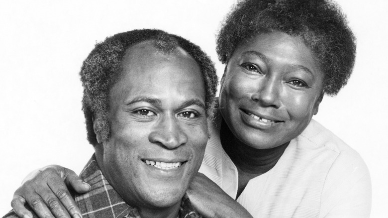 John Amos and Esther Rolle in a 1970s photoshoot for 