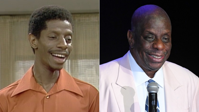 Split image of Jimmie Walker in "Good Times" and opening up for Deon Cole in Las Vegas in 2019
