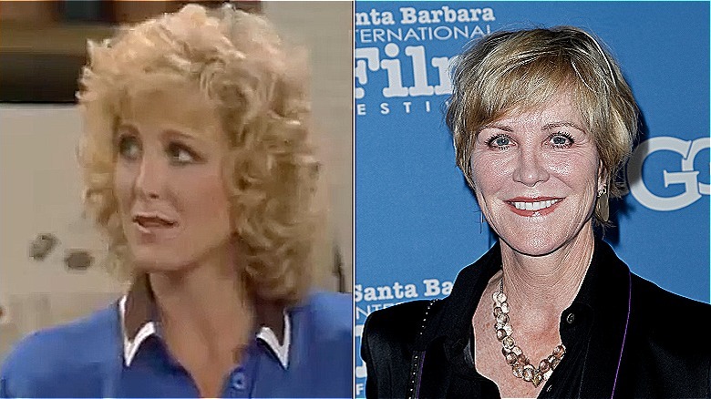Split photo of Joanna Kerns on "Growing Pains" and attending the 2017 Santa Barbara International Film Festival