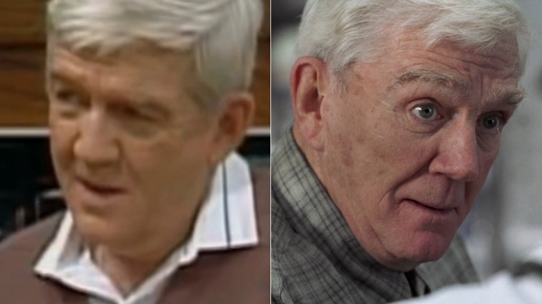 Split image of James T. Callahan in "Charles in Charge" and "ER"