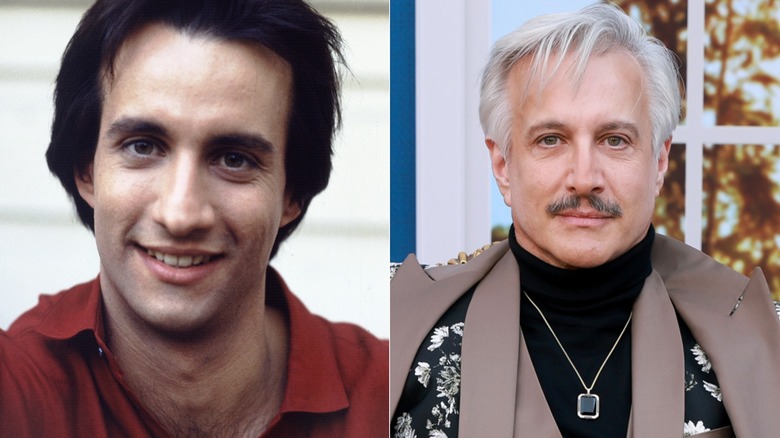 Bronson Pinchot in a 1986 shot for Perfect Strangers and in 2025