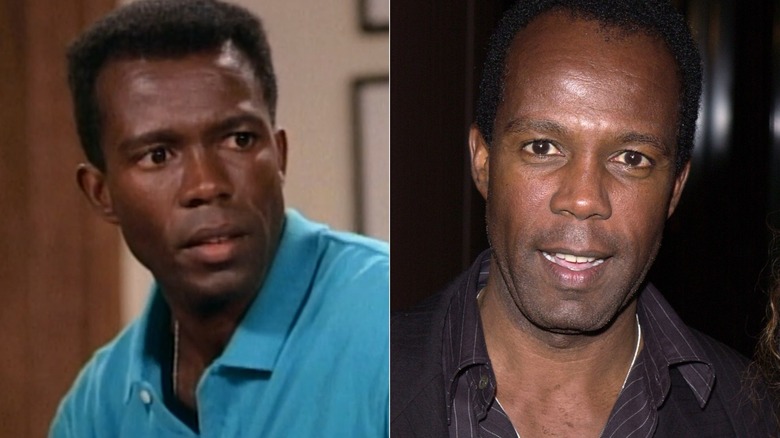 Split photo of Clarence Gilyard Jr. in "Matlock" and Clarence Gilyard Jr. at the screening of "Left Behind: The Movie"
