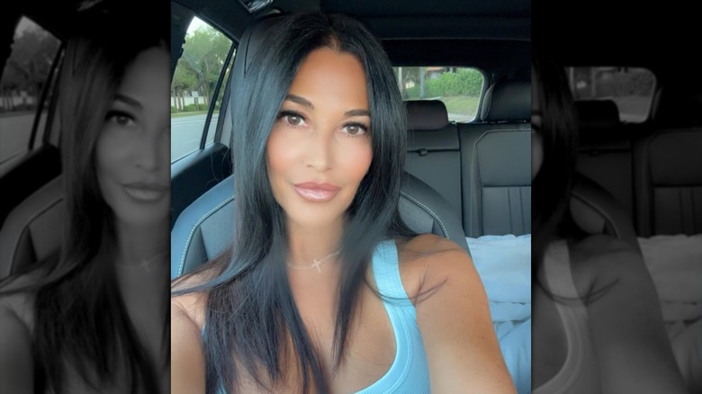 Carla Facciolo sitting in a car in March 2025