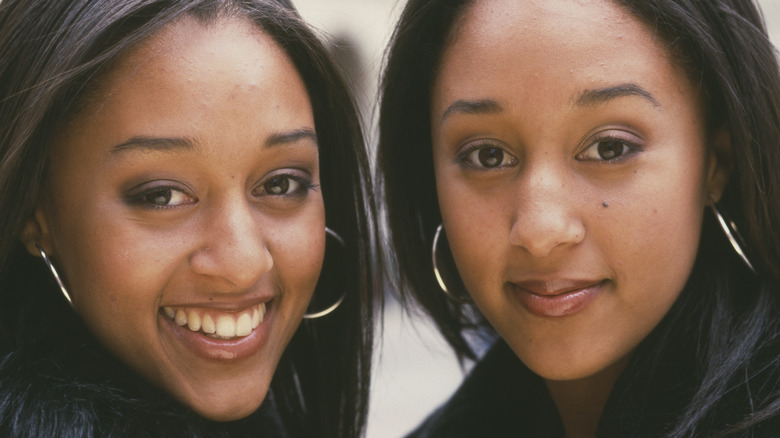 Tia and Tamera together smiling 