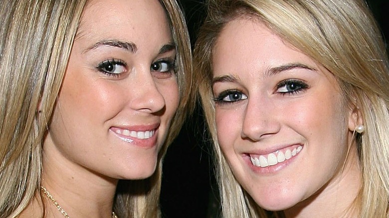 Lauren Conrad and Heidi Montag smiling