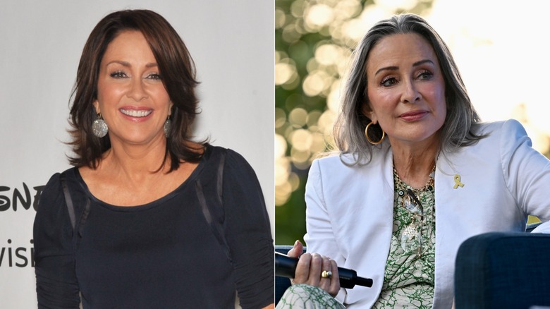 Split image of Patricia Heaton in 2010 and 2025