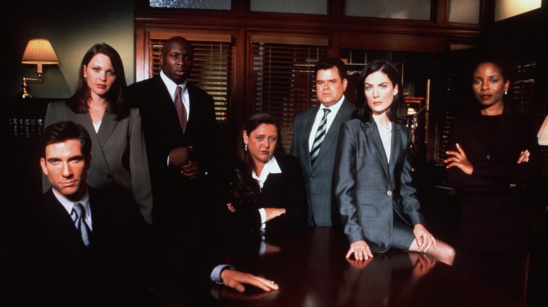 The cast of The Practice in 1999