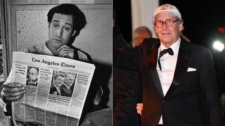 Chevy Chase at "Saturday Night Live," Chevy Chase at an after party