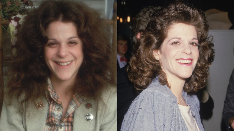 Gilda Radner in a chair, Gilda Radner at a party