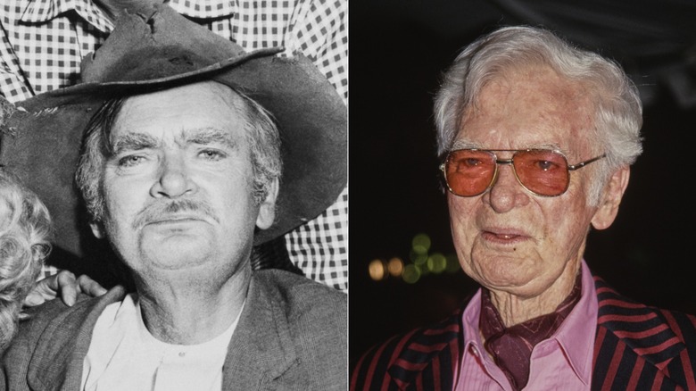 Buddy Ebsen posing for a cast photo circa the '60s & attending an event in 1993