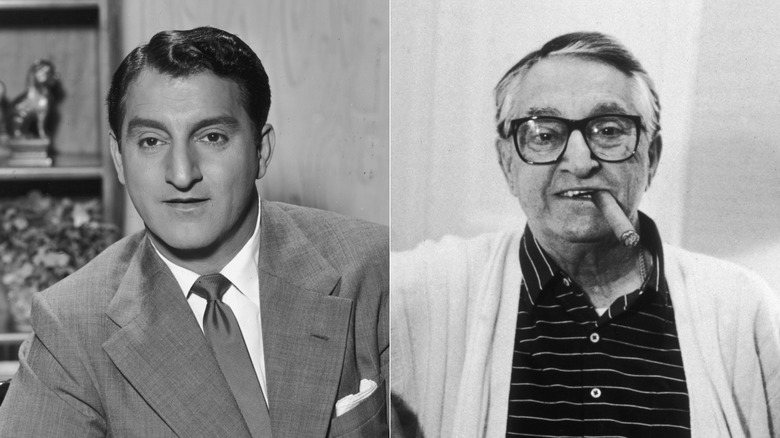 Danny Thomas posing for a portrait circa 1955 & a posing for a photo in 1991