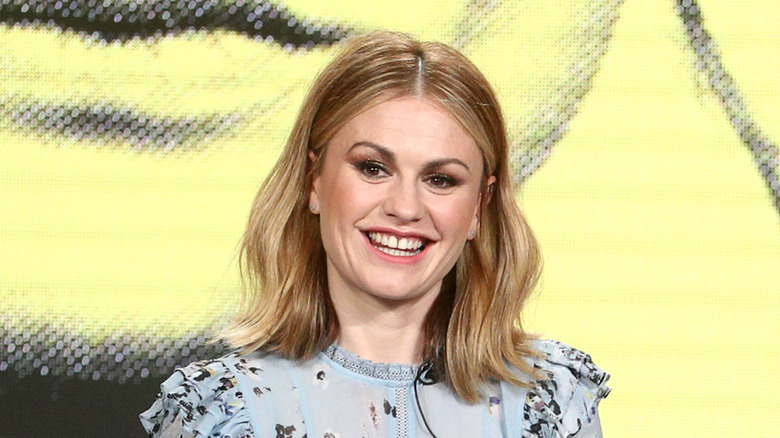 Anna Paquin on the panel for "Flack" at the Television Critics Association press tour