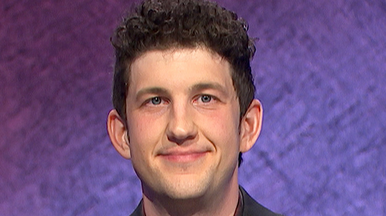 Contestant Matt Amodio on "Jeopardy!"