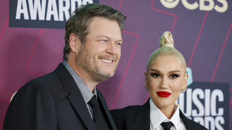 Gwen Stefani and Blake Shelton at the CMT Awards 