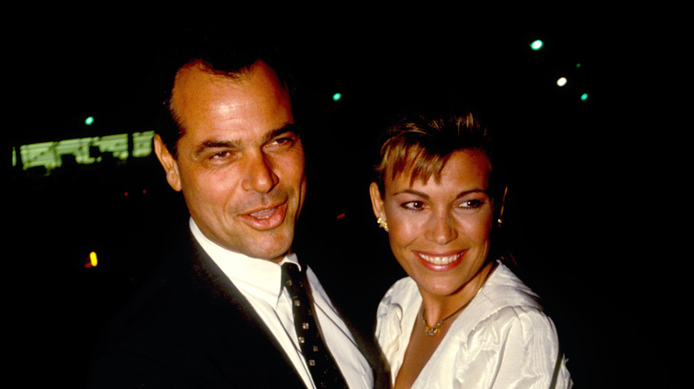 George Santo Pietro and Vanna White smiling in the '90s