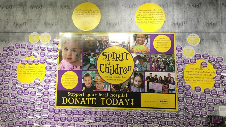 spirit of children donation wall