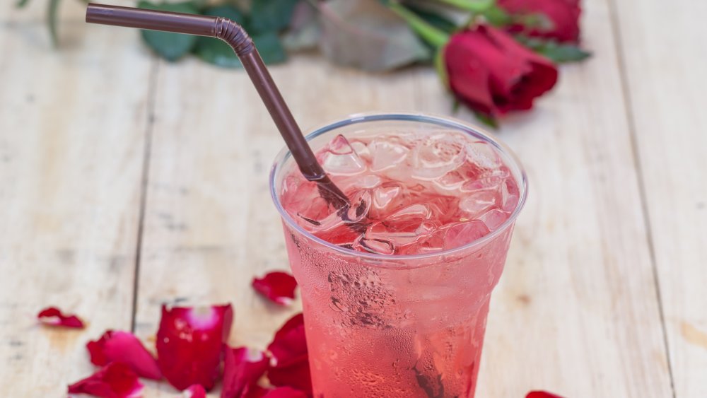 Rose water drink