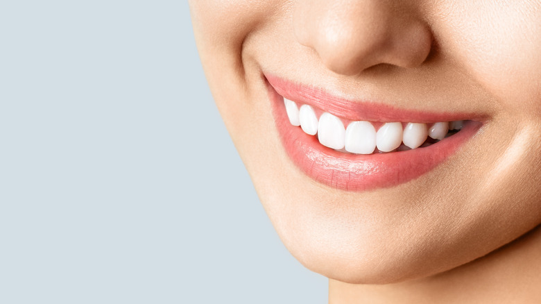 A woman's healthy smile 