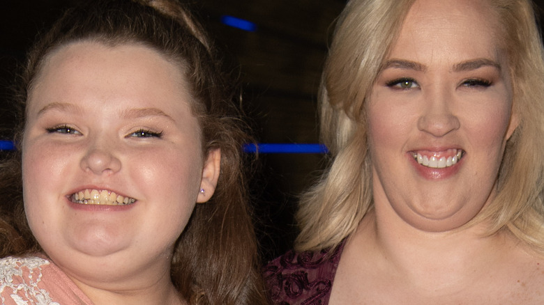 Alana Thompson and Mama June pose together at an event