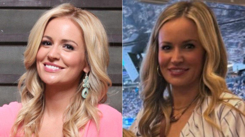 Split image of Emily Maynard in 2012 and in 2025