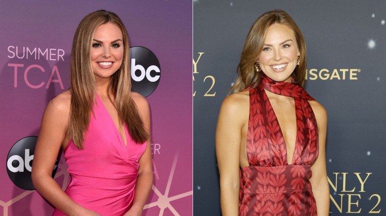 Split image of Hannah Brown in 2019 and in 2026