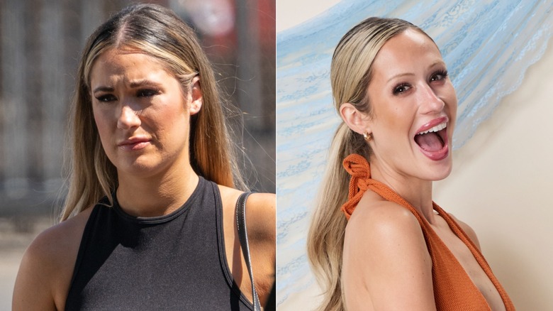 Split image of Rachel Recchia in 2022 and in 2026