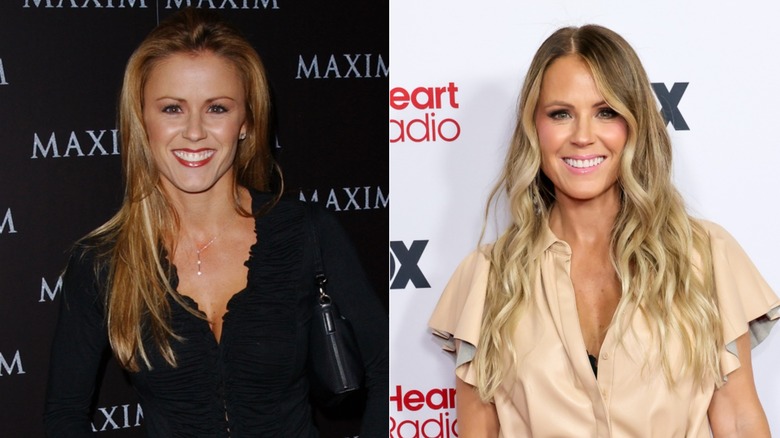 Split image of Trista Rehn in 2002 and in 2026