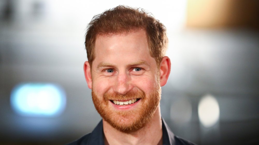 Prince Harry smiling