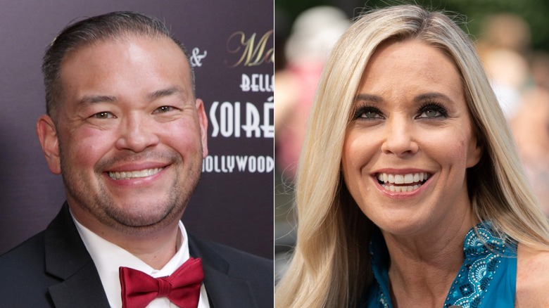 Split screen Jon and Kate Gosselin