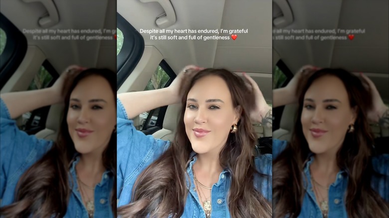 A screenshot of a TikTok of Chelsea Blackwell smiling at the camera