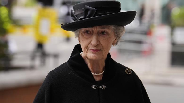 Lady Susan Hussey at Duchess of Kent's 2025 funeral