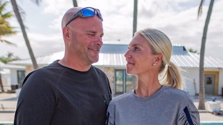 Bryan and Sarah Baeumler look knowingly at each other