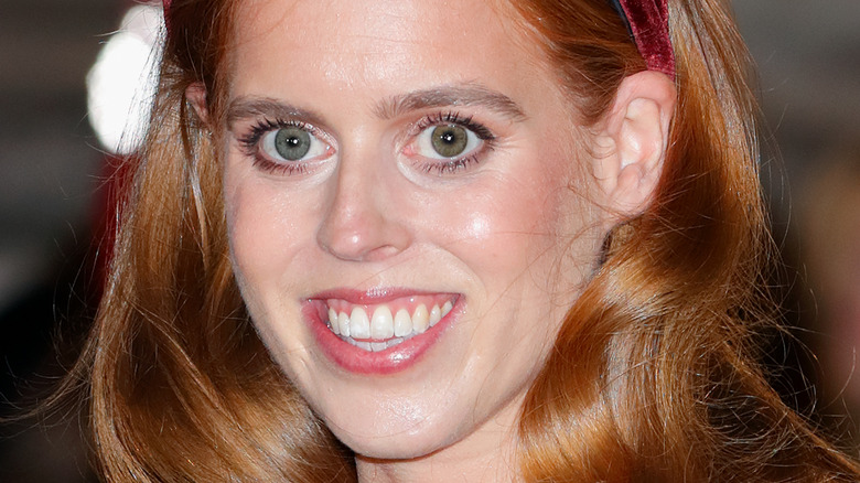 Princess Beatrice Smiling at the camera 