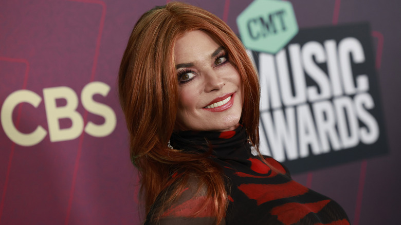 Shania Twain smiling