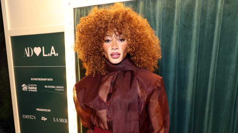 Winnie Harlow posing for photo in February 2026