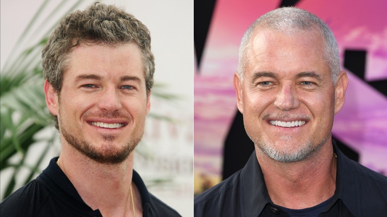 Eric Dane attends a photocall promoting "Grey's Anatomy" in 2007 & at the 2024 premiere of "Bad Boys: Ride or Die"