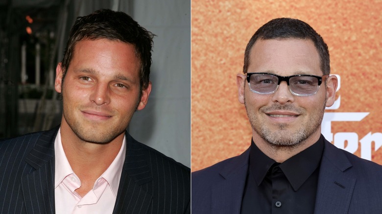 Justin Chambers attends an event at the Lincoln Center in 2005 & at the premiere of "The Offer"