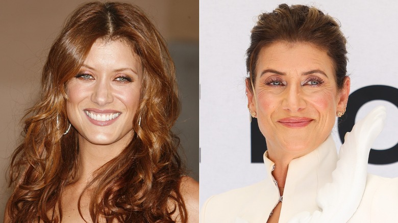 Kate Walsh at a red carpet event in 2006 & at Paris Fashion Week in 2025