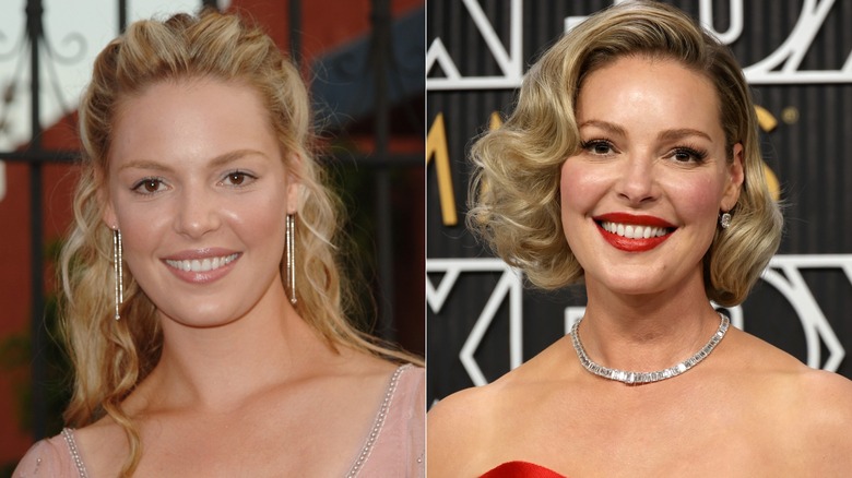 Katherine Heigl at the Young Hollywood Awards in 2005 & at the 2024 Primetime Emmy Awards