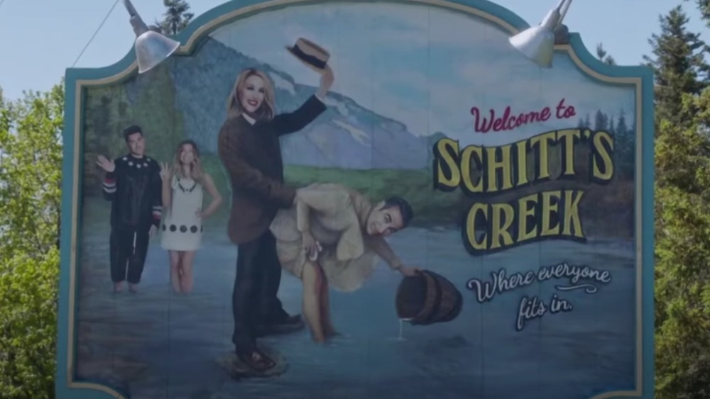 Schitt's Creek welcome sign from finale