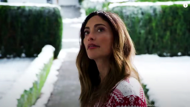 Erica Cerra starring in her new Hallmark movie