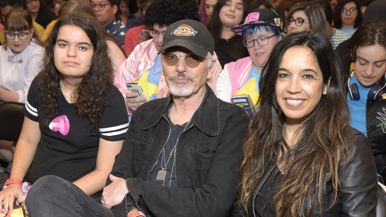 Billy Bob Thornton with his wife and daughter at event