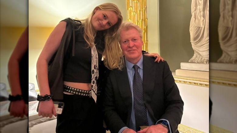 Lara Spencer with her dad