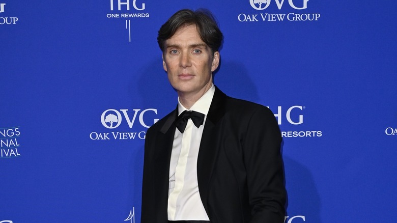 Cillian Murphy on a red carpet