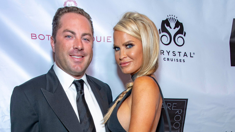 Erica McGraw and Jay McGraw posing at the Face Forward gala in 2018