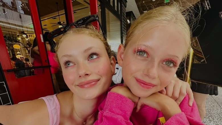 Billie Dane and Georgia Dane posing in a selfie